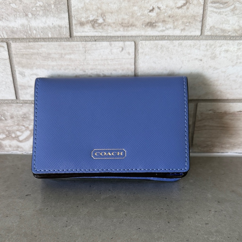 Coach Periwinkle purple Card Holder